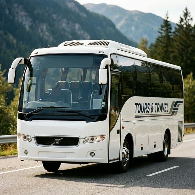 Coach available at SRP Tours and Travels